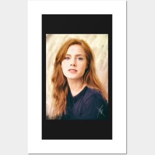 Amy Adams - Pastel on Canvas Painting Posters and Art